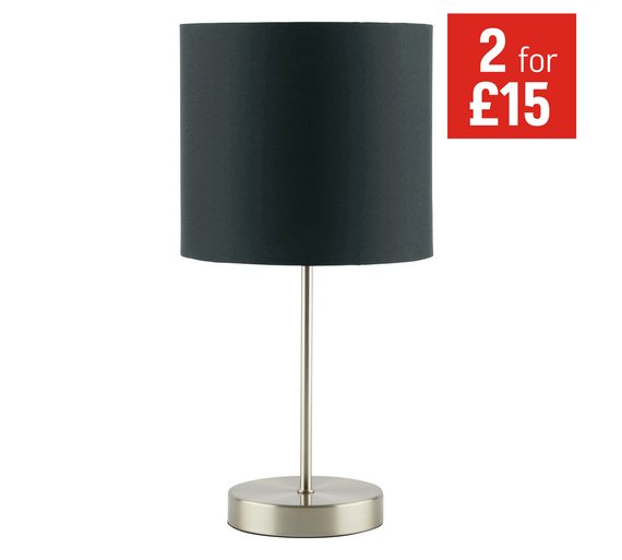 Buy ColourMatch Satin Stick Lamp Jet Black at Argos.co.uk Your