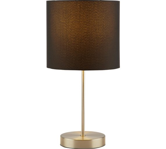 Buy ColourMatch Satin Stick Lamp Jet Black at Argos.co.uk Your