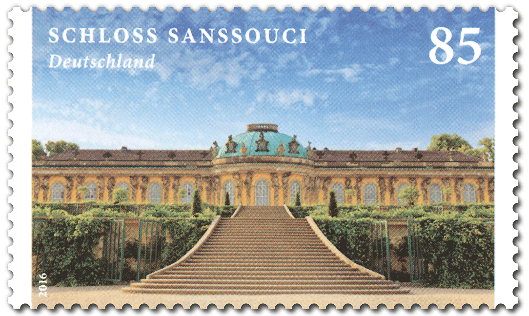 Briefmarke Schloss Sanssouci