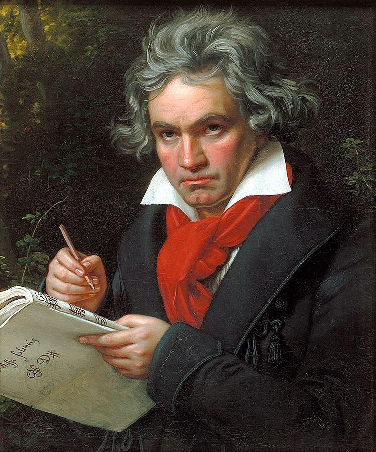 Portrait Beethovens von Karl Joseph Stieler 1820