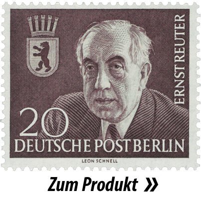 Briefmarke mit Ernst Reuter