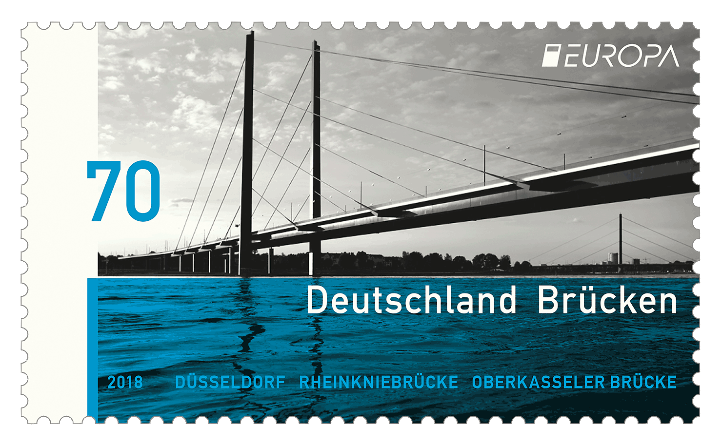 Briefmarkenserie Europa: Brücken