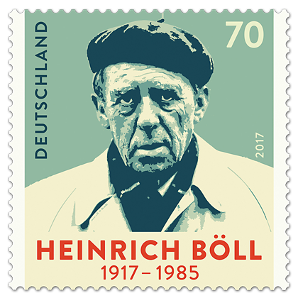 Briefmarke 100. Geburtstag von Heinrich Böll