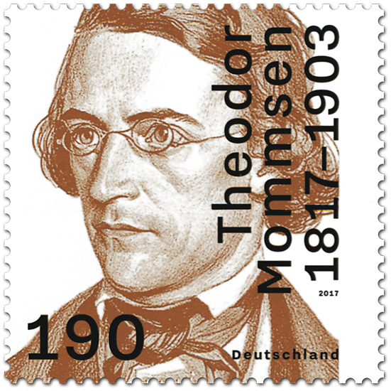 Briefmarke 200. Geburtstag von Theodor Mommsen
