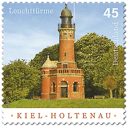 Briefmarkenserie "Leuchttürme": Kiel-Holtenau