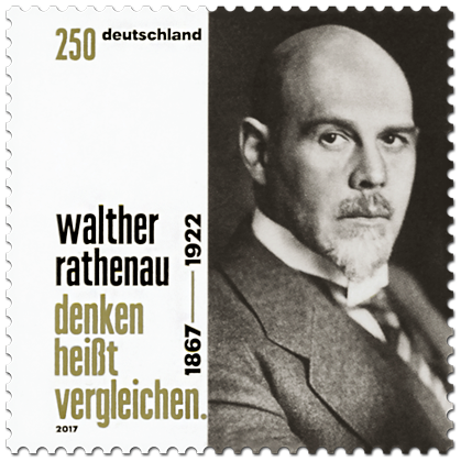 Briefmarke 150. Geburtstag Walther Rathenau