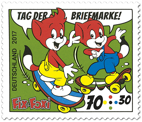 Briefmarken-Serie Tag der Briefmarke "Fix & Foxi"