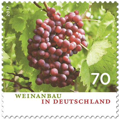 Briefmarke Weinanbau in Deutschland