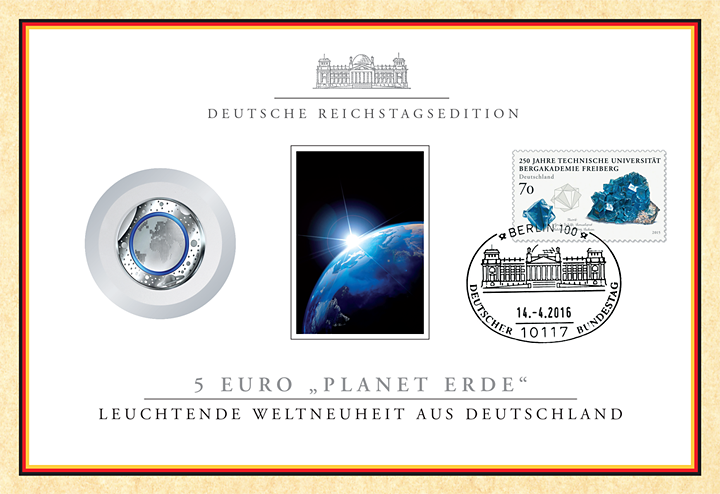 Polymer Munze Blauer Planet Im Numisbrief Borek De
