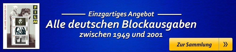 Geschichte und Informationen zu den deutschen Briefmarken-Blocks