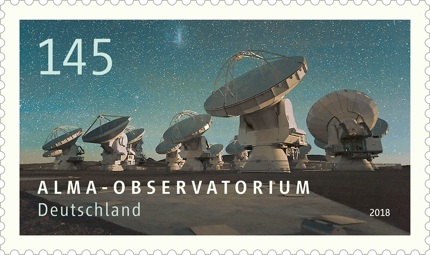 Briefmarkenserie Astrophysik