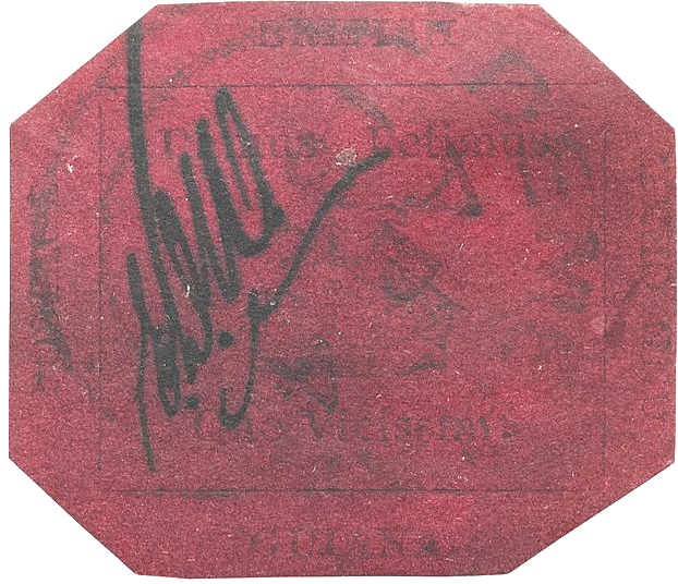 Die British Guyana 1 Cent magenta borek.de