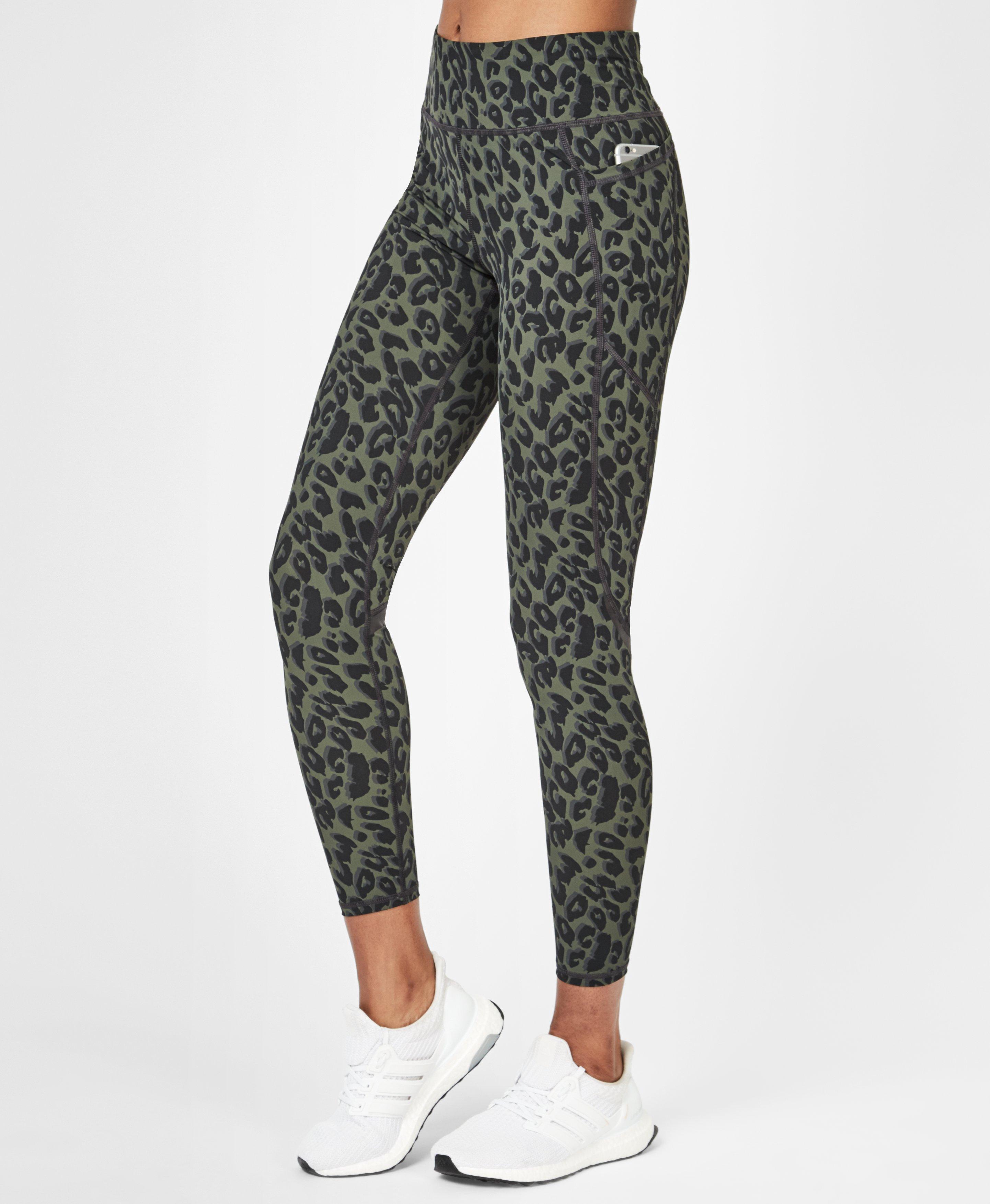 high waisted leopard print leggings