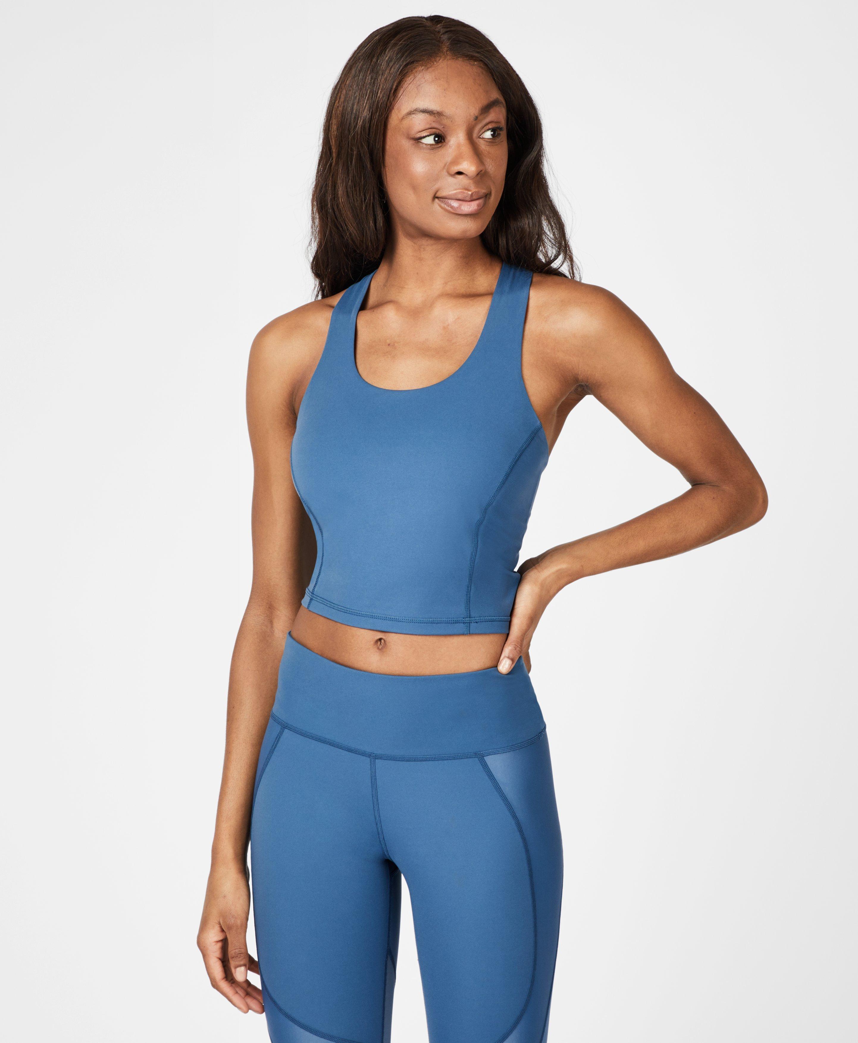 tight cropped workout tank