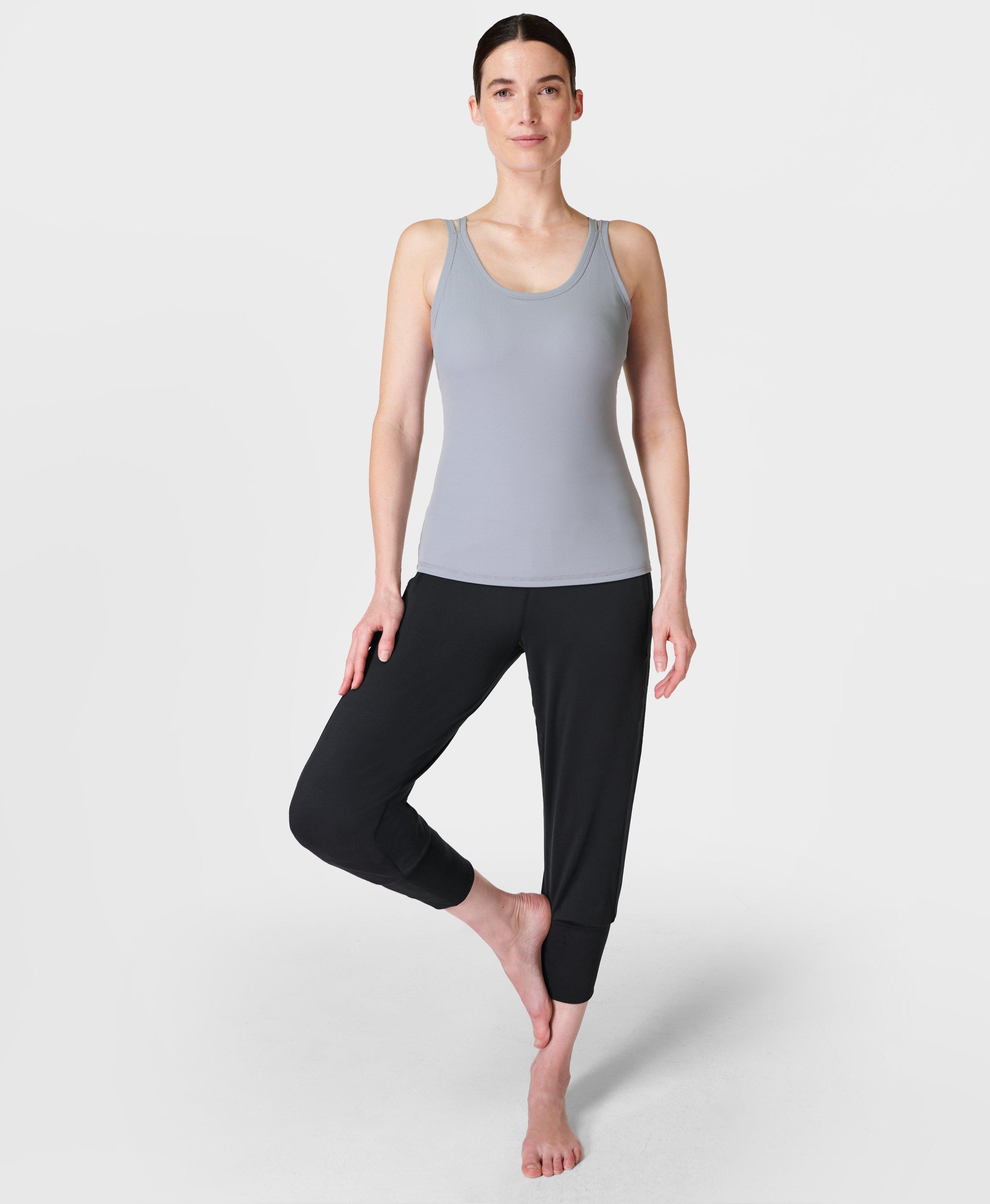 Gary Cropped Yoga Pants - black | Women's Pants | www.sweatybetty.com