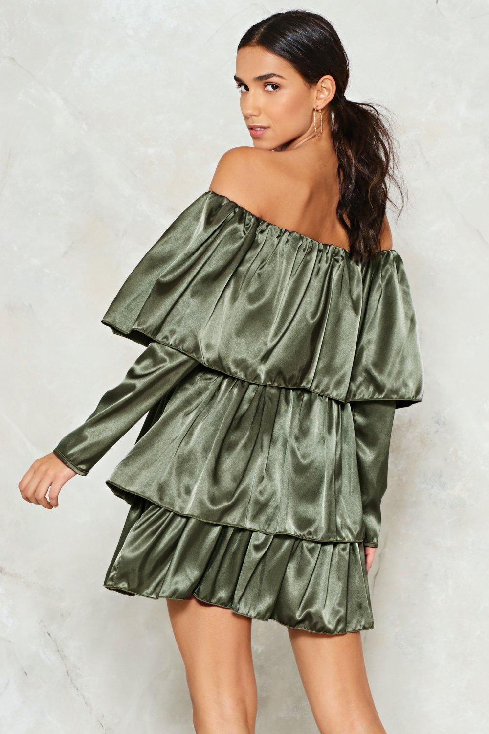 Satin Mini Dress
