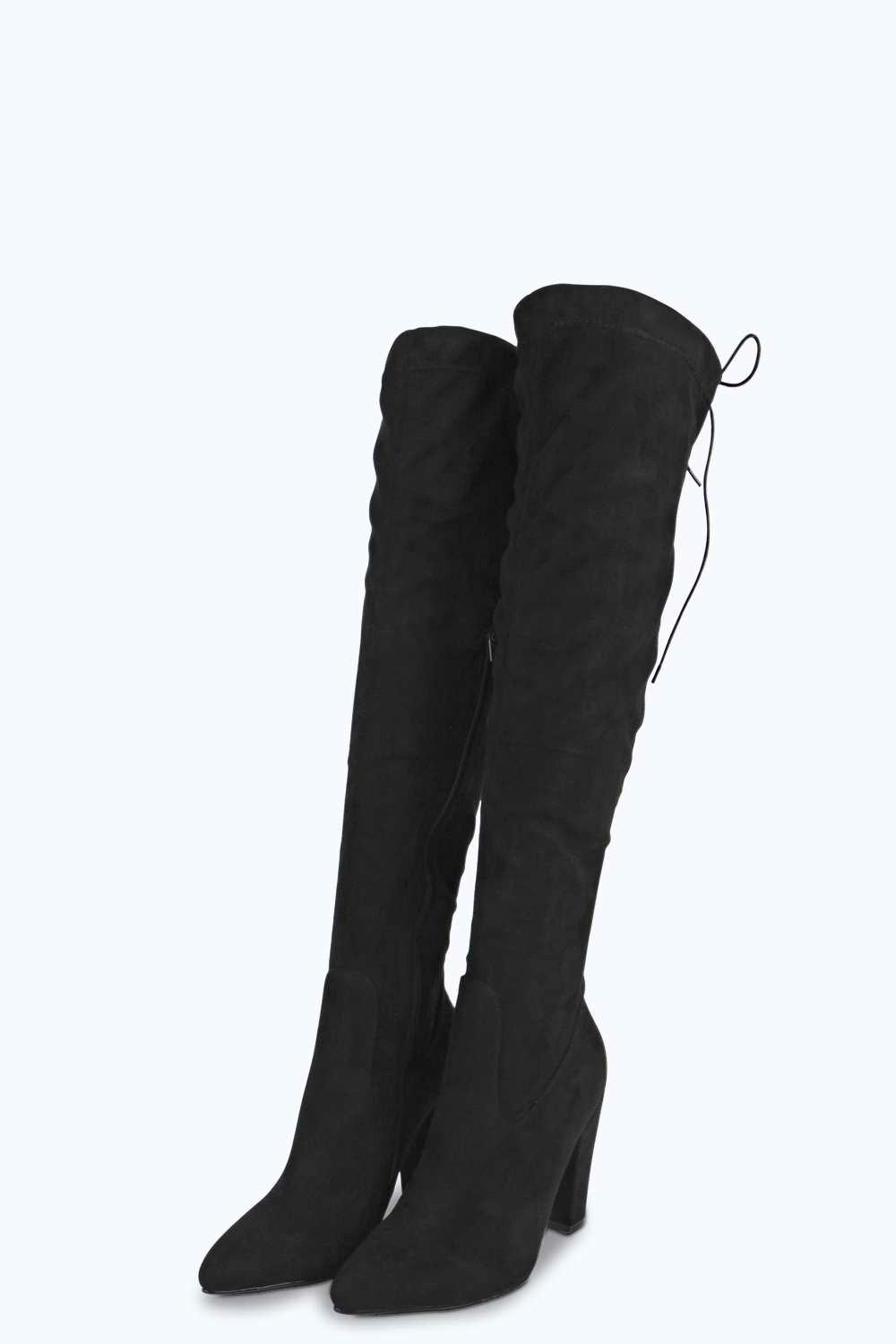 cuissardes talons carrés