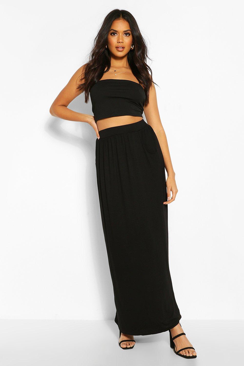 boohoo petite maxi skirt