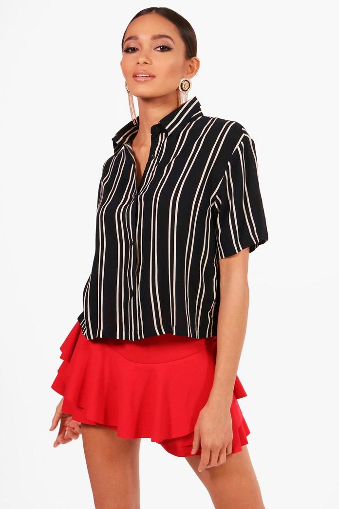 striped boxy shirt