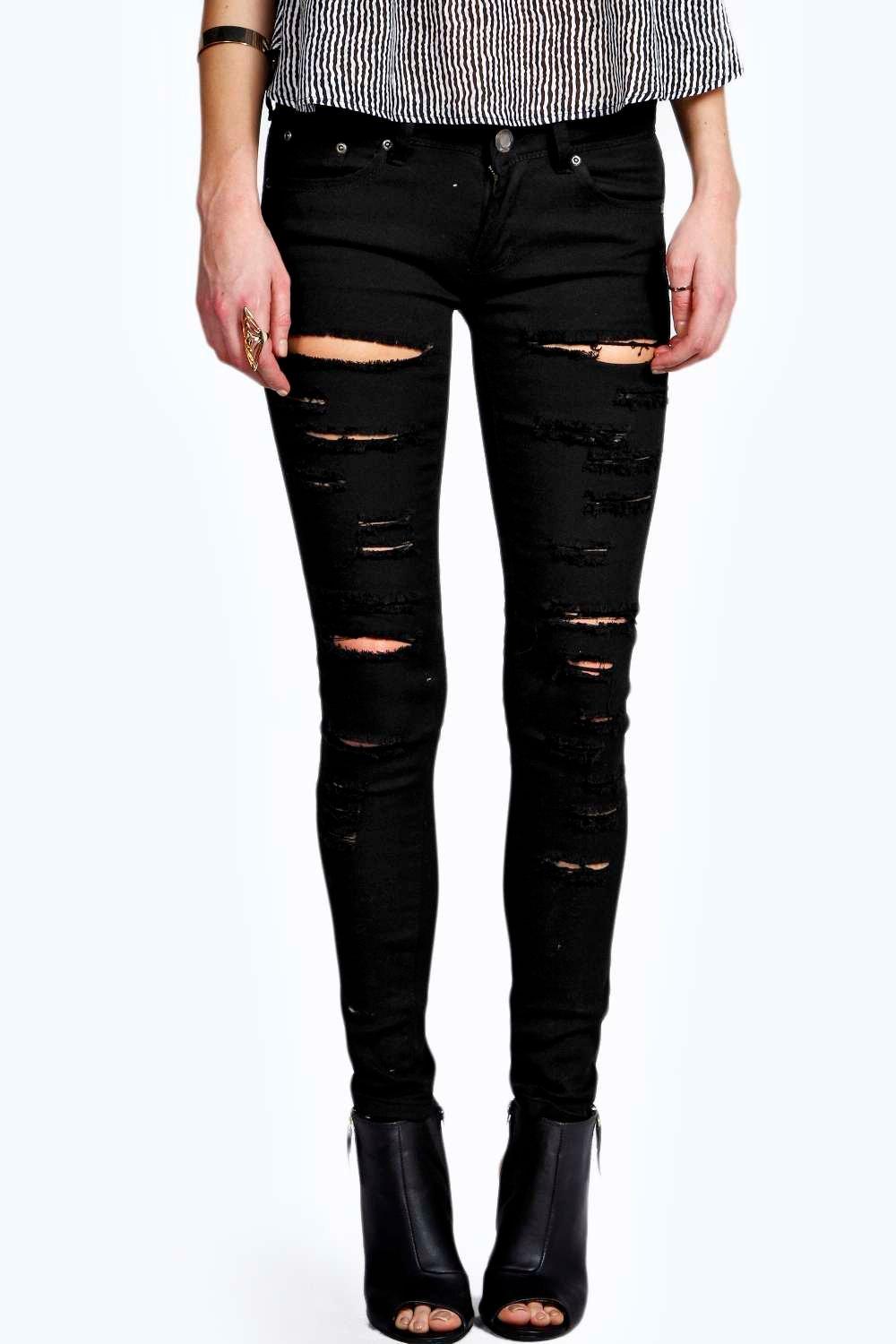 shredded jeans womens