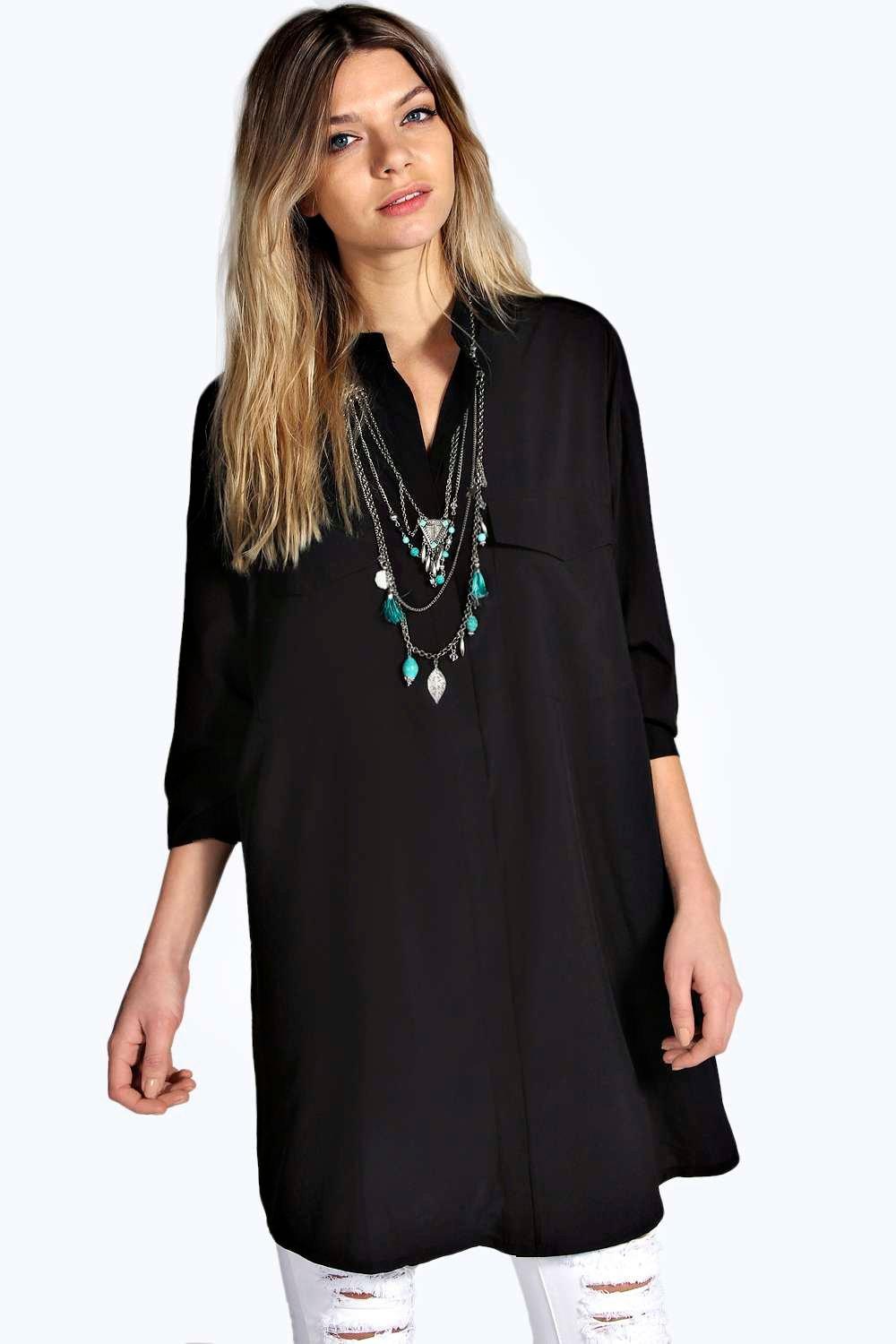 womens longline blouses uk