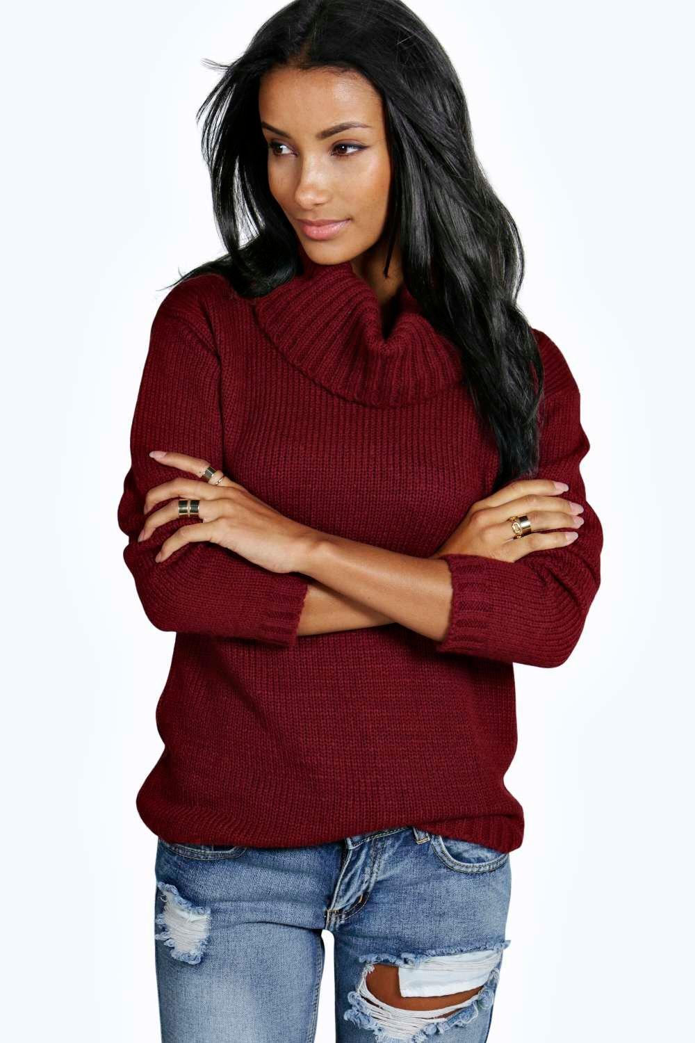 Emma Cowl Neck Soft Knit Jumper