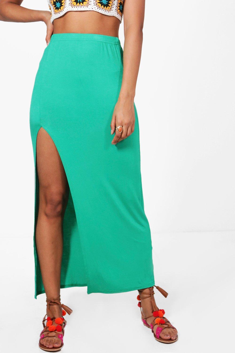 boohoo petite maxi skirt