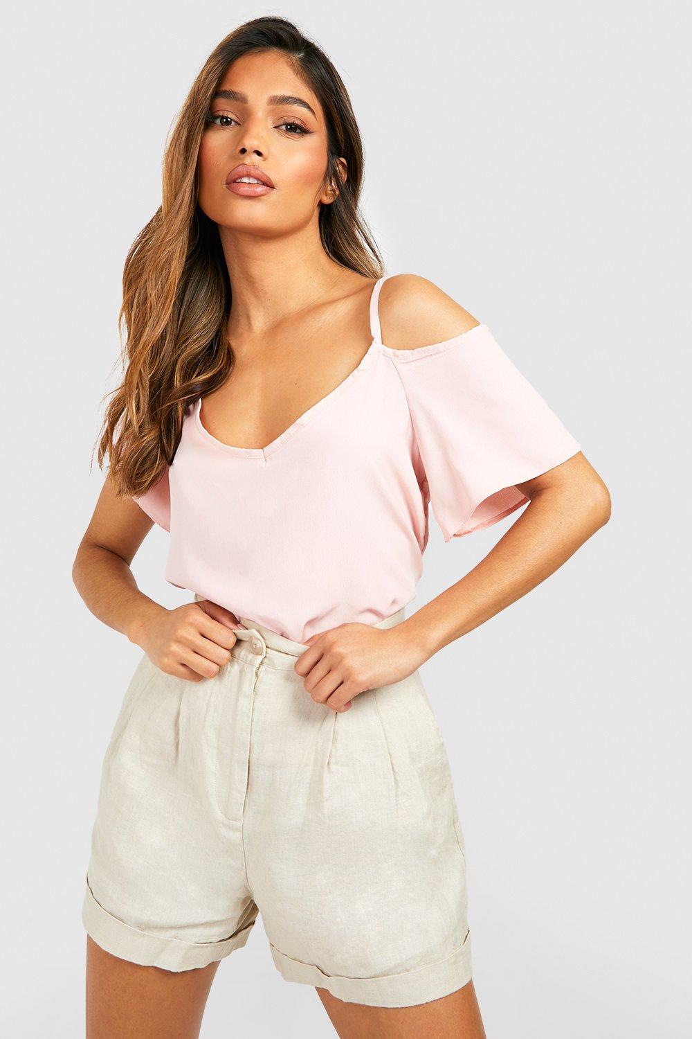 full open blouse
