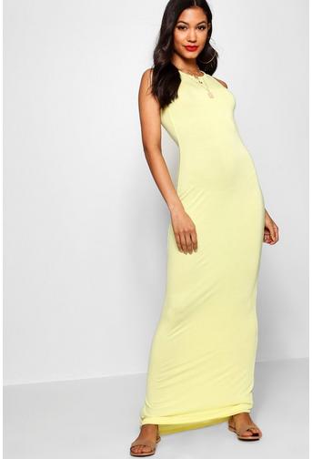 Phoebe Racer Front Sleeveless Maxi Dress!