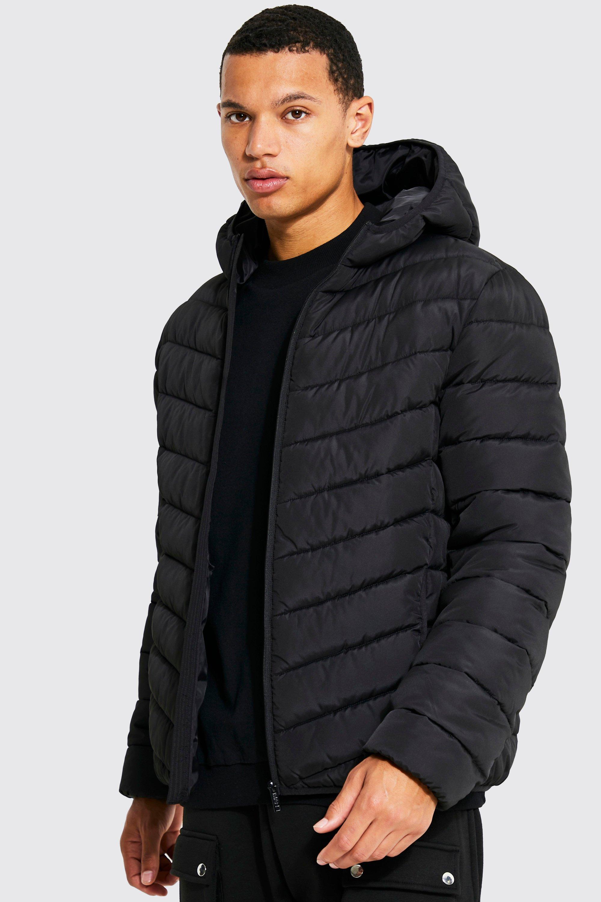 tall - veste matelassée zippée homme - noir - xxl, noir