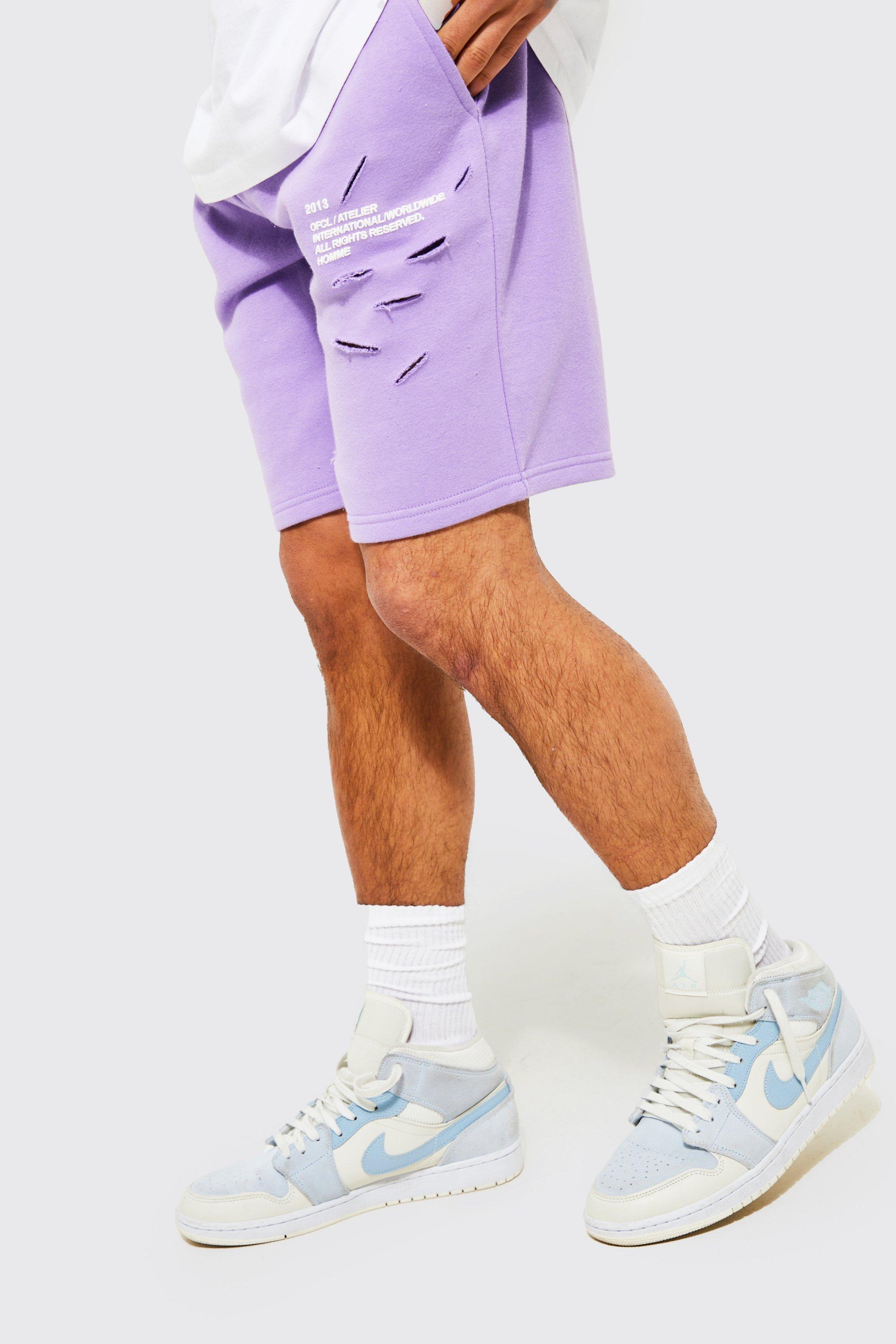Slitna Shorts, Purple