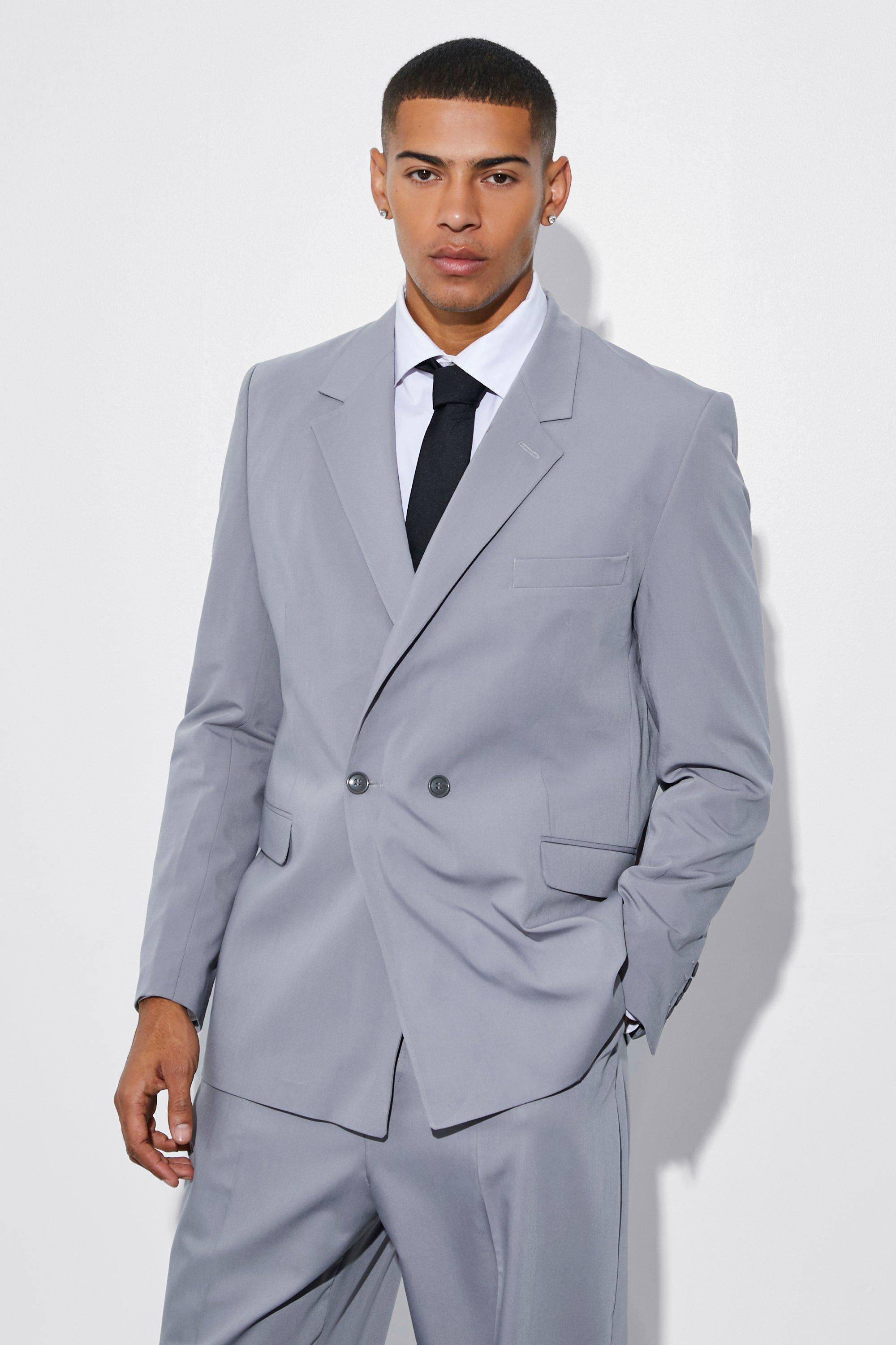 veste de costume ample homme - gris - 34, gris