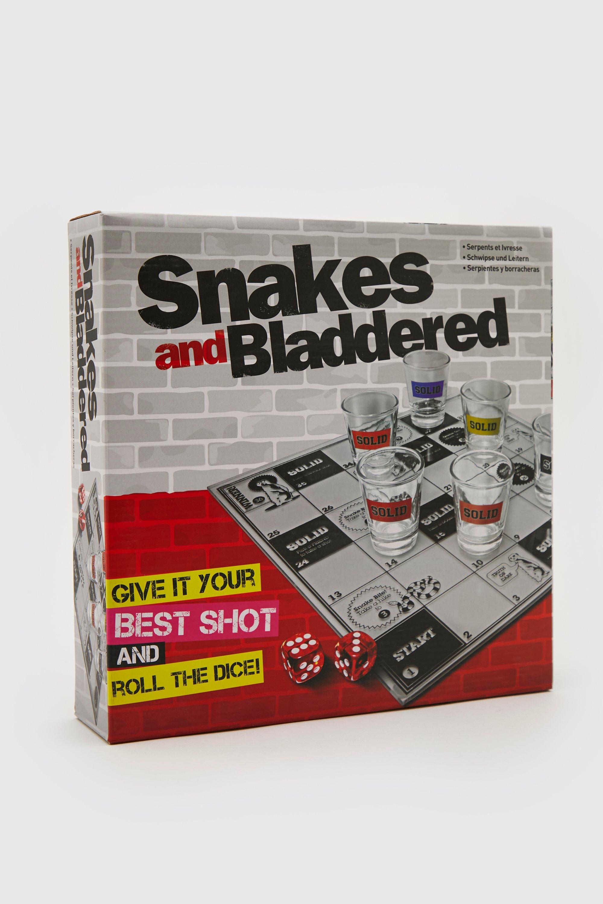 Snakes & Bladdered Dryckesspel, White