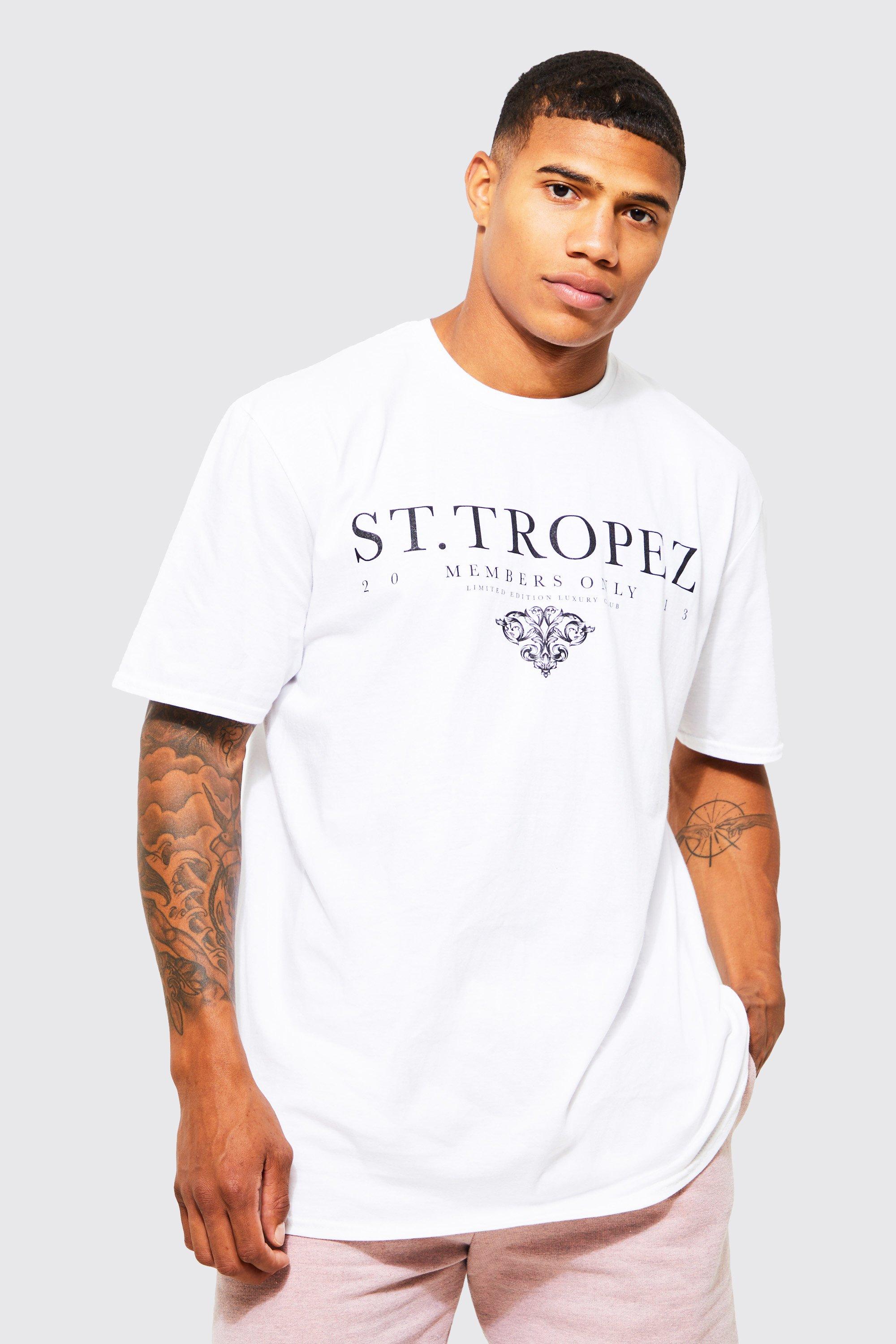 St Tropez Oversize T-Shirt, White