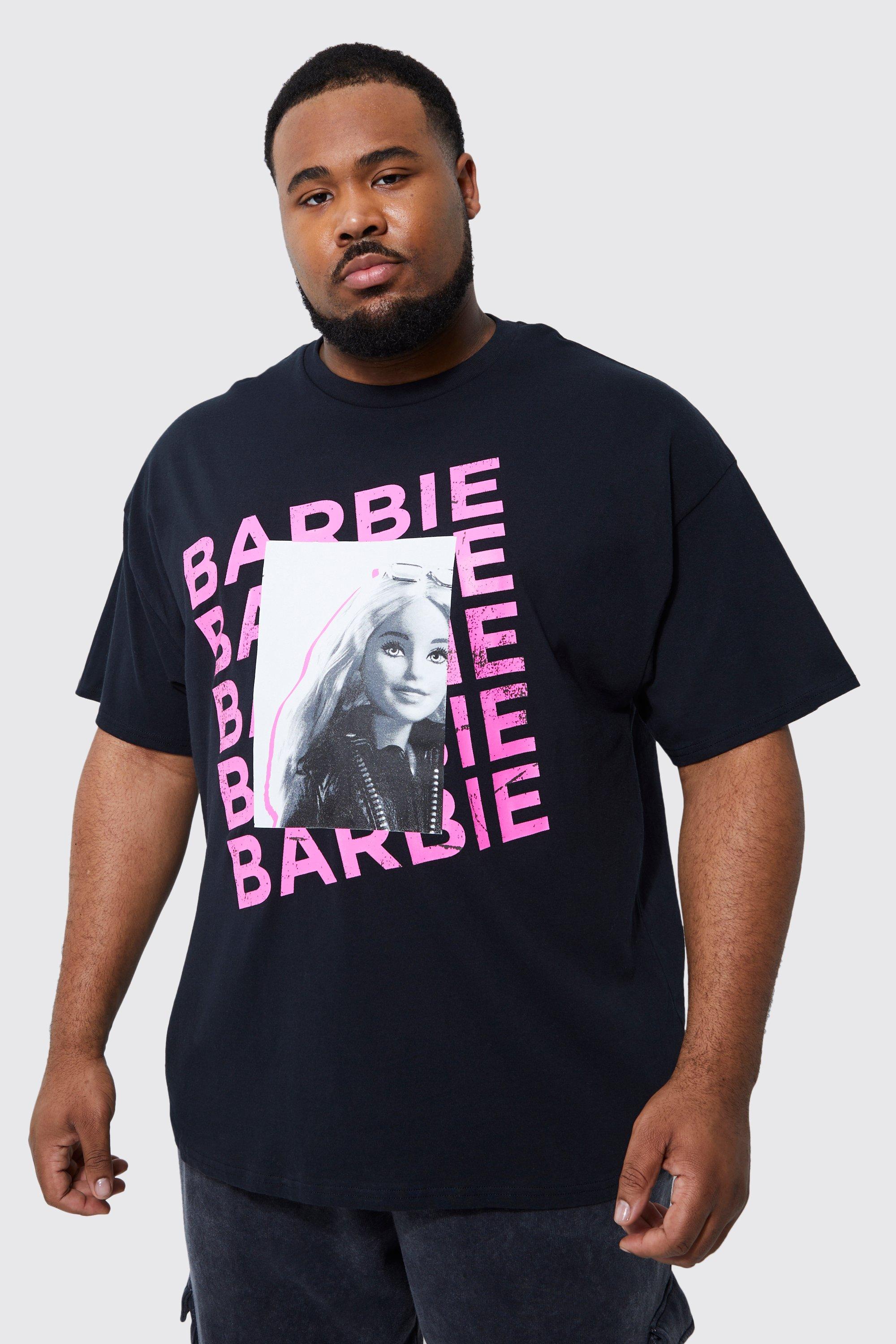 Image of T-shirt Plus Size ufficiale Barbie, Nero