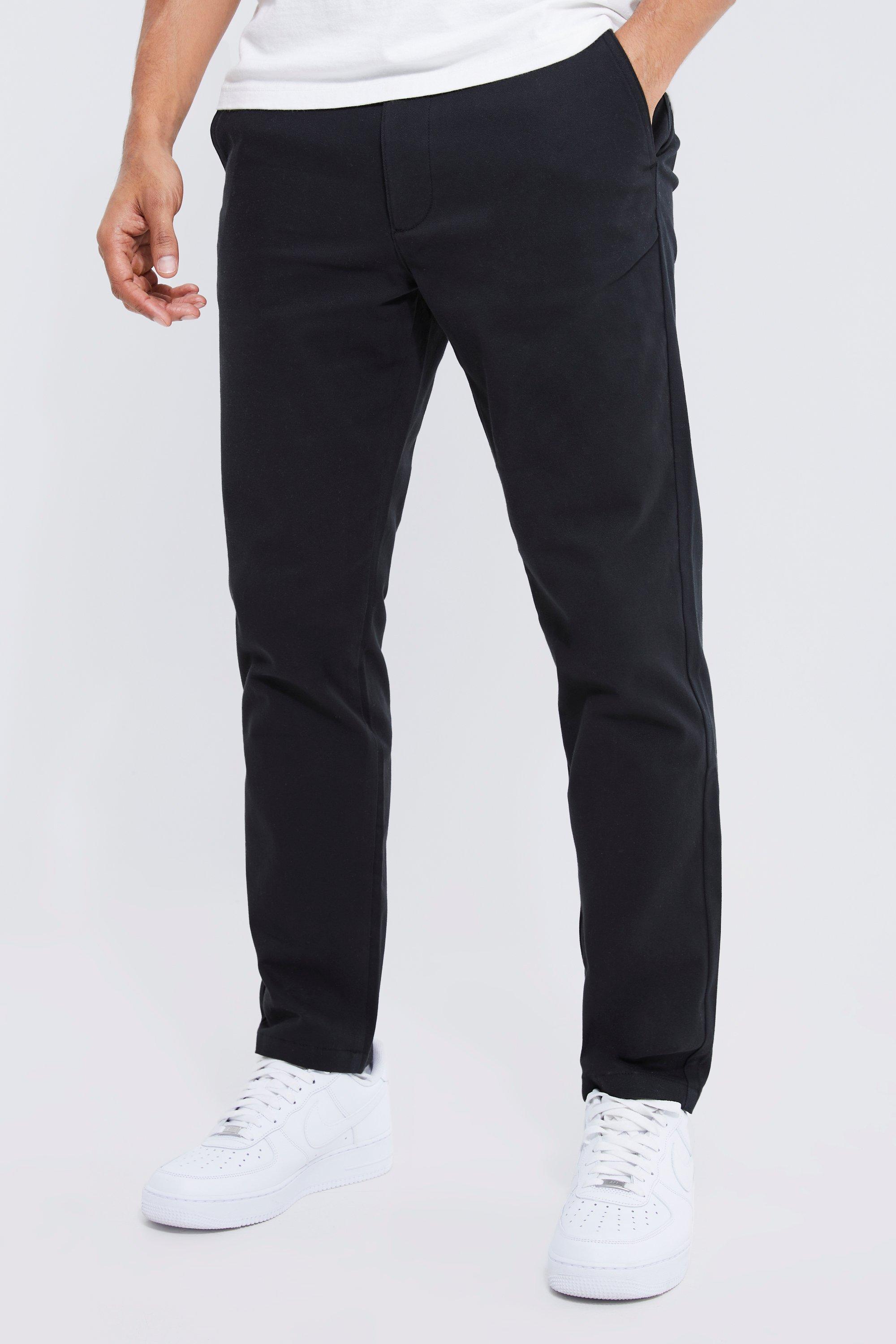 pantalon chino slim homme - noir - 28, noir