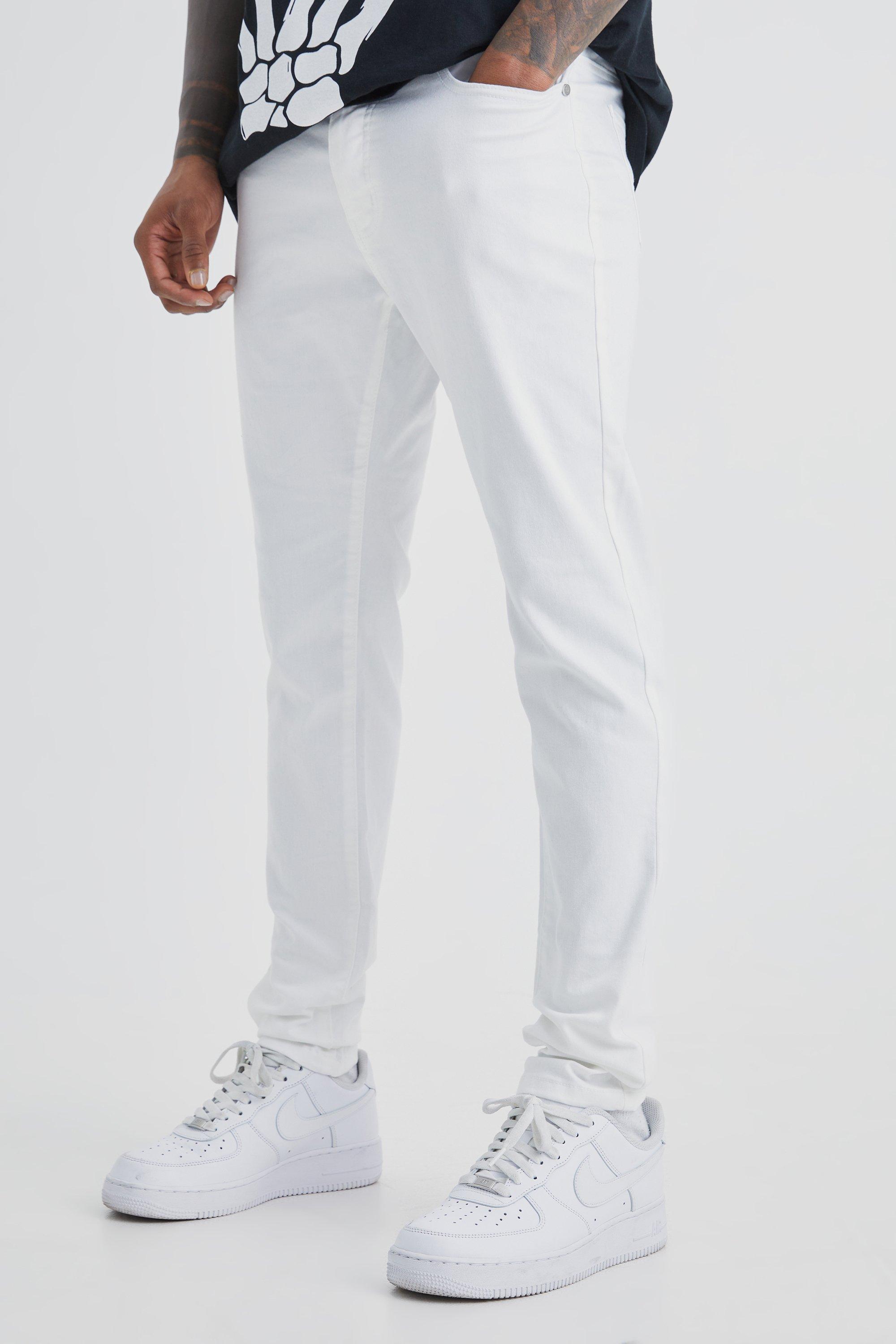 Image of Jeans Skinny Fit in Stretch, Bianco