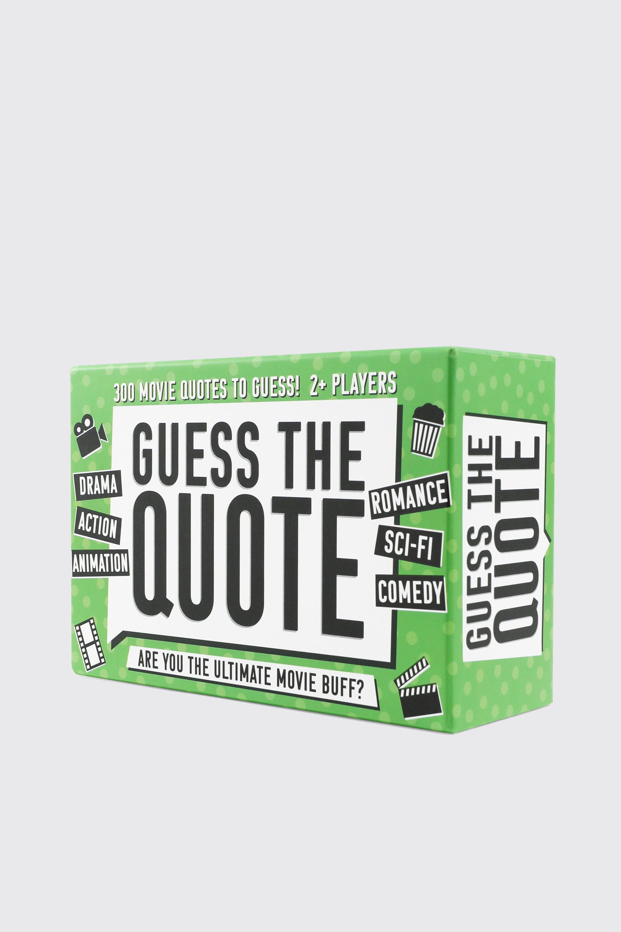Image of Womens Guess The Quote Board Game - White - One Size, White
