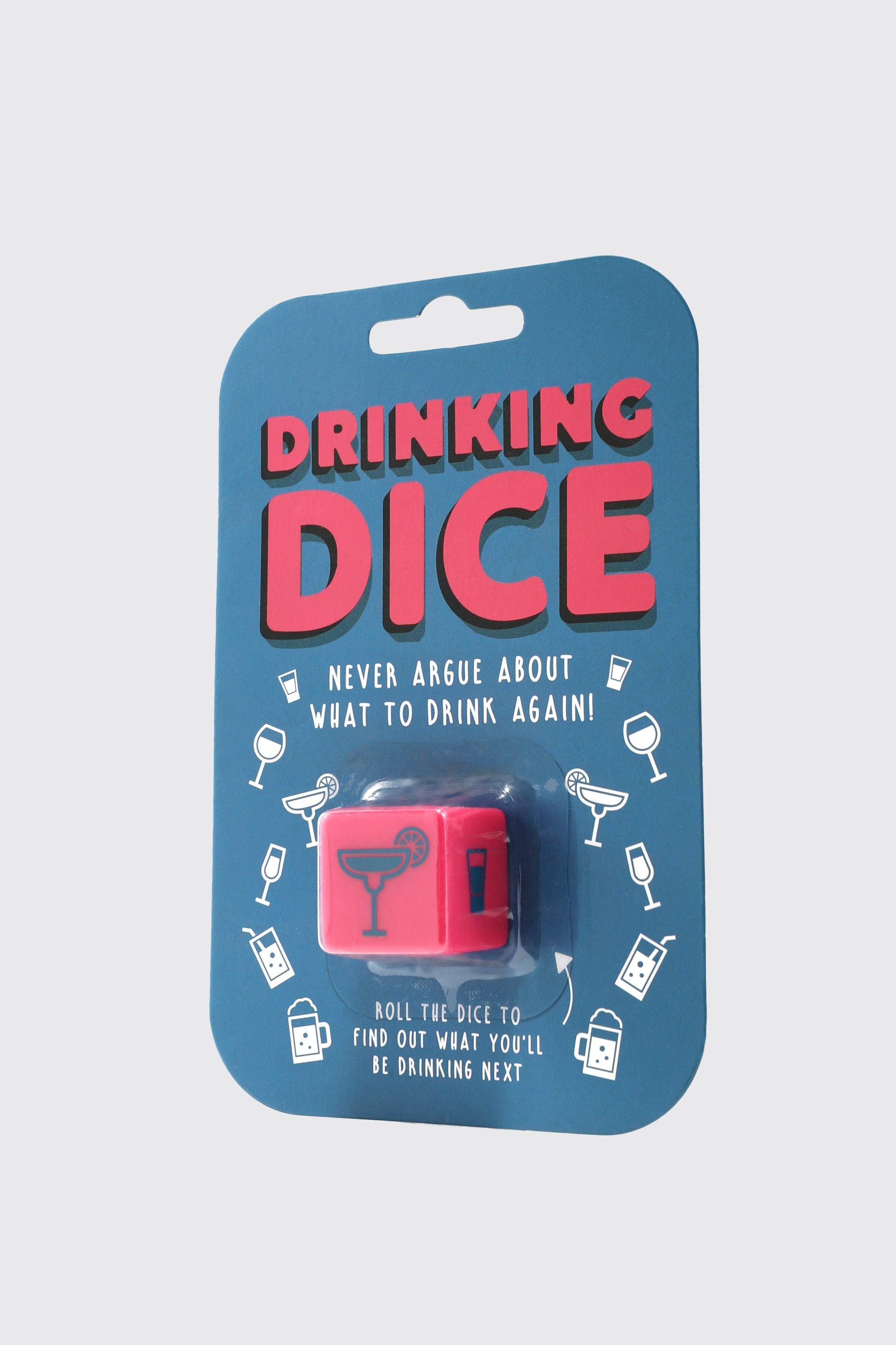 Image of Womens Novelty Drinking Dice - White - One Size, White