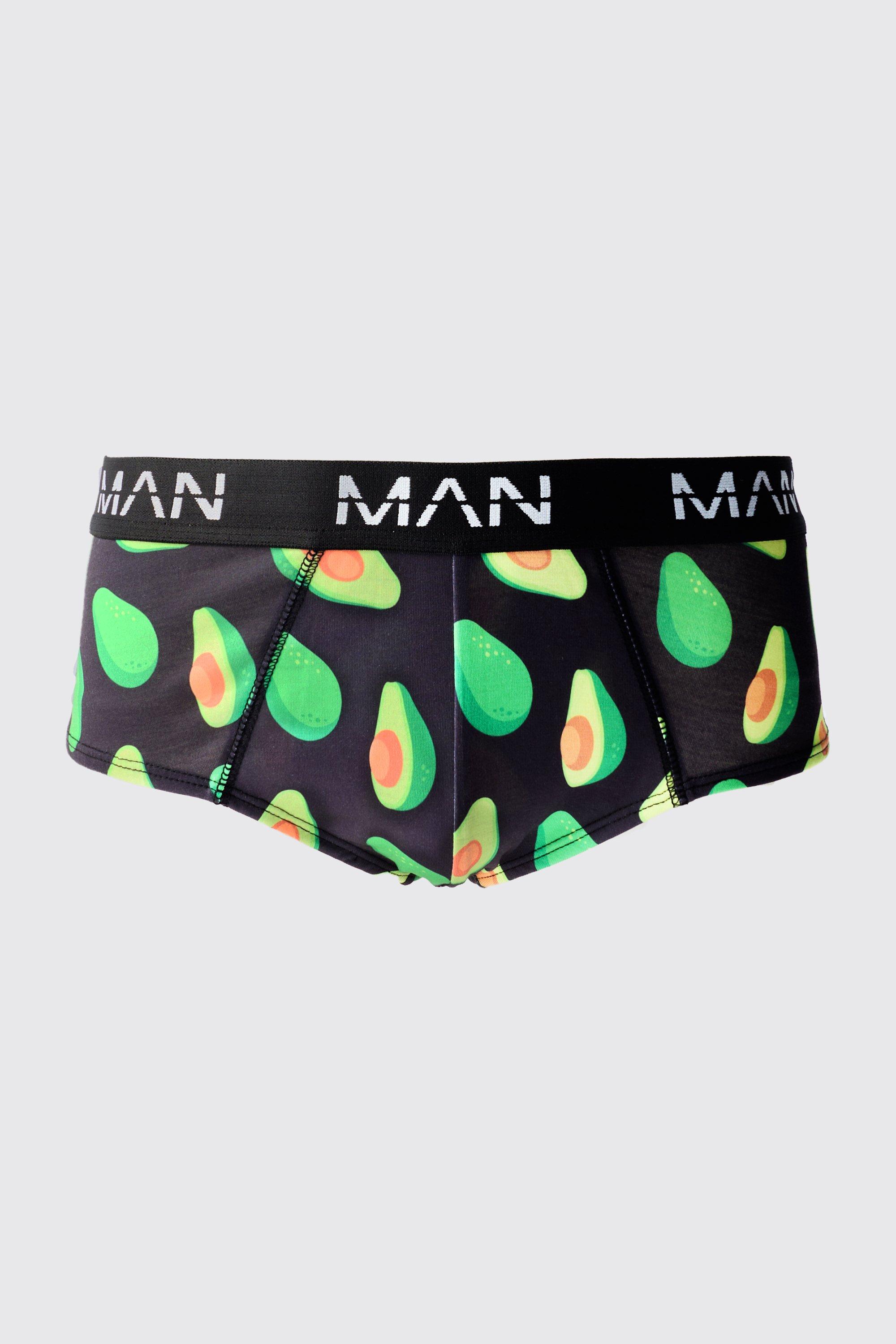 Image of Slip Man con stampa di avocado, Multi