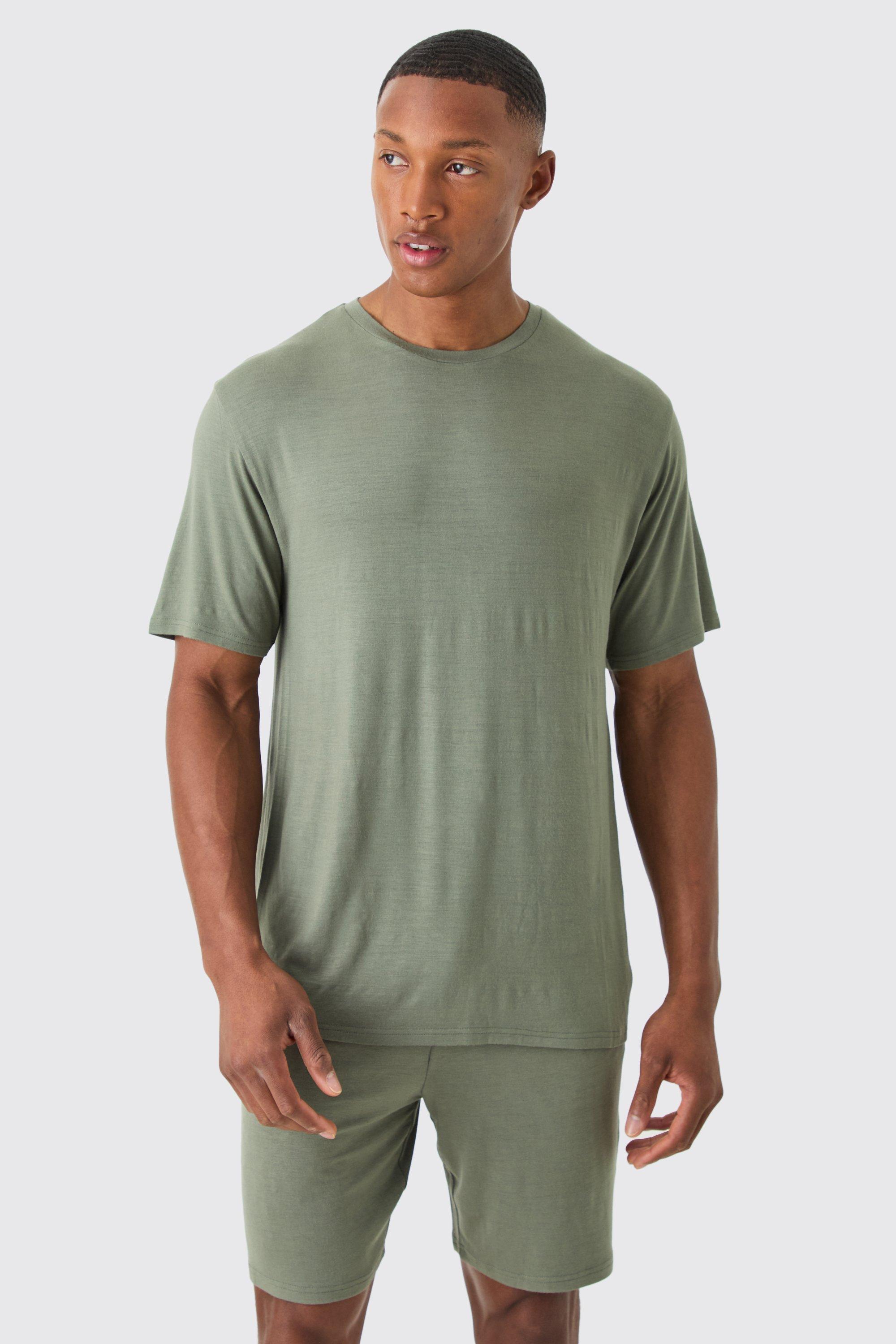 Image of Premium Modal Mix Lounge T-shirt, Verde