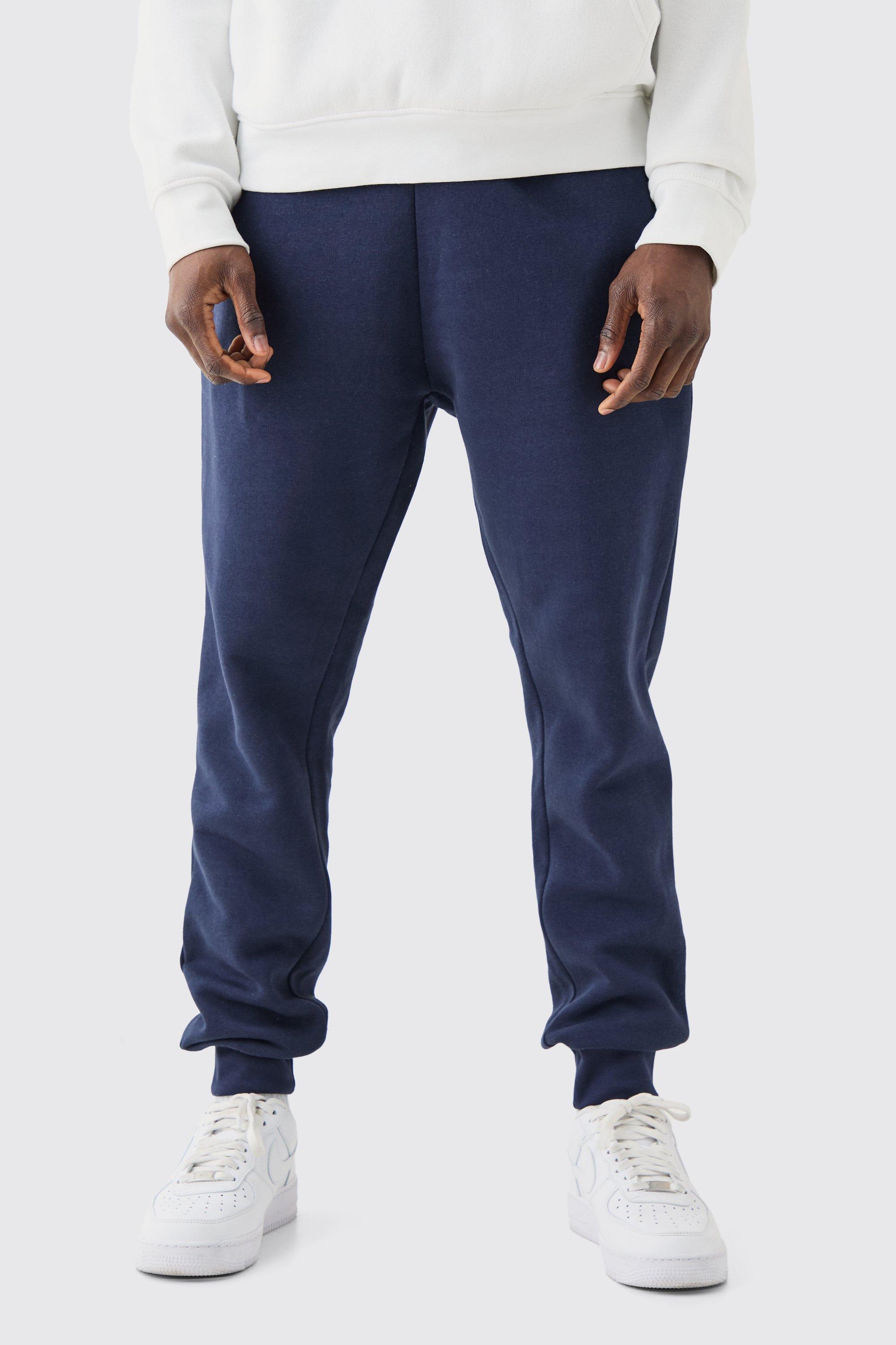 Image of Pantaloni tuta Basic Slim Fit, Navy
