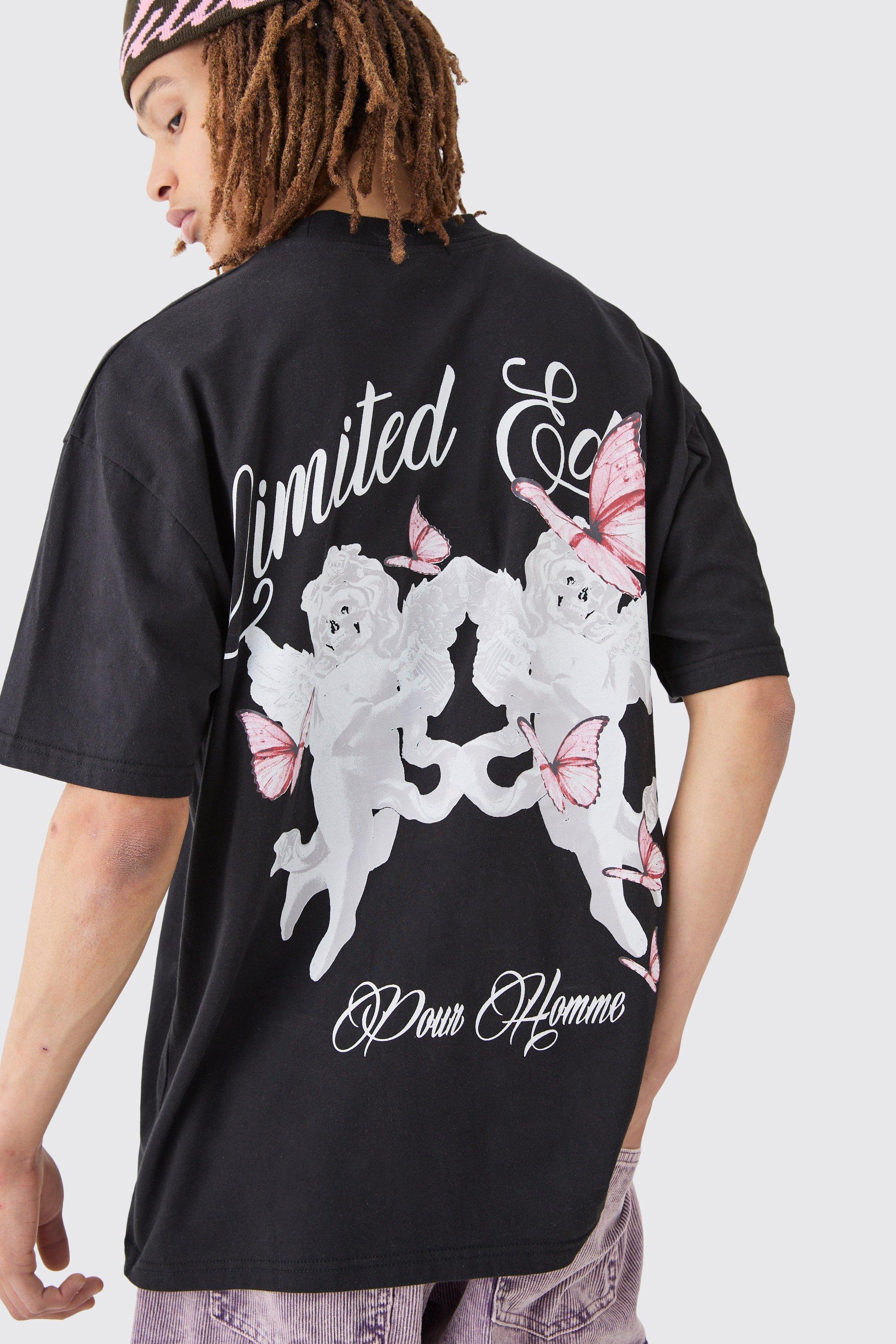 Image of Oversized Limited Edition Cupid T-shirt, Nero