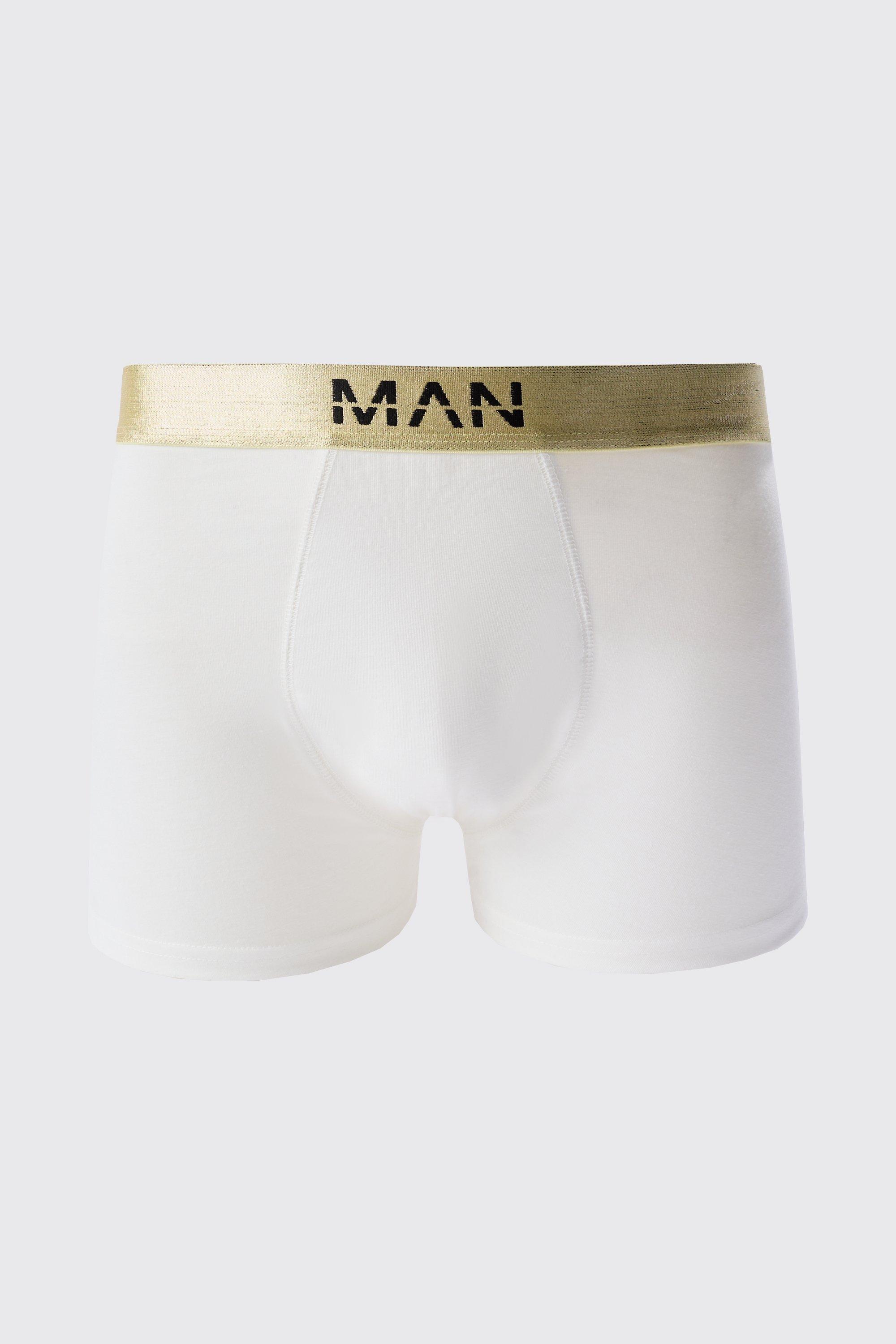 Image of 3 Pack Man Dash Gold Waistband Boxers In Multi, Multi