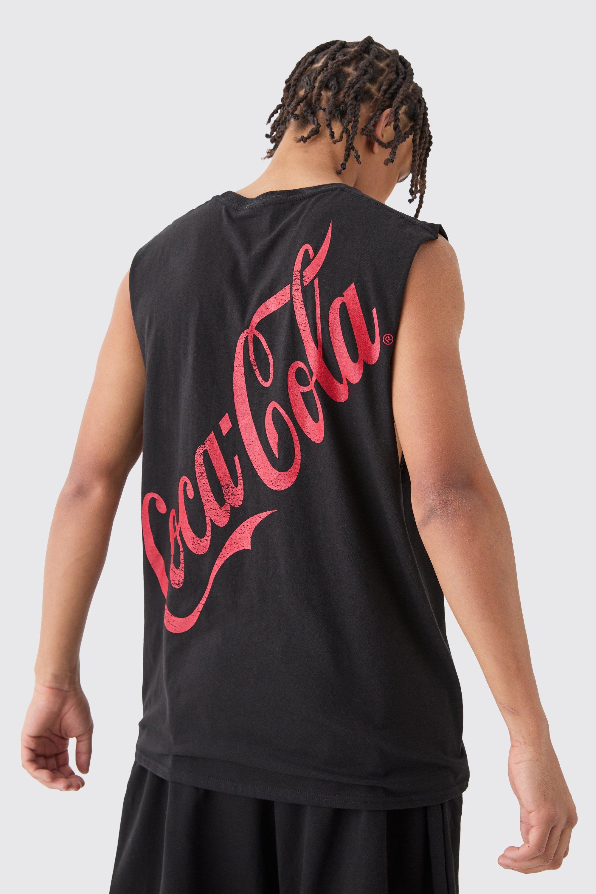 Image of Canotta oversize ufficiale Coca Cola, Nero