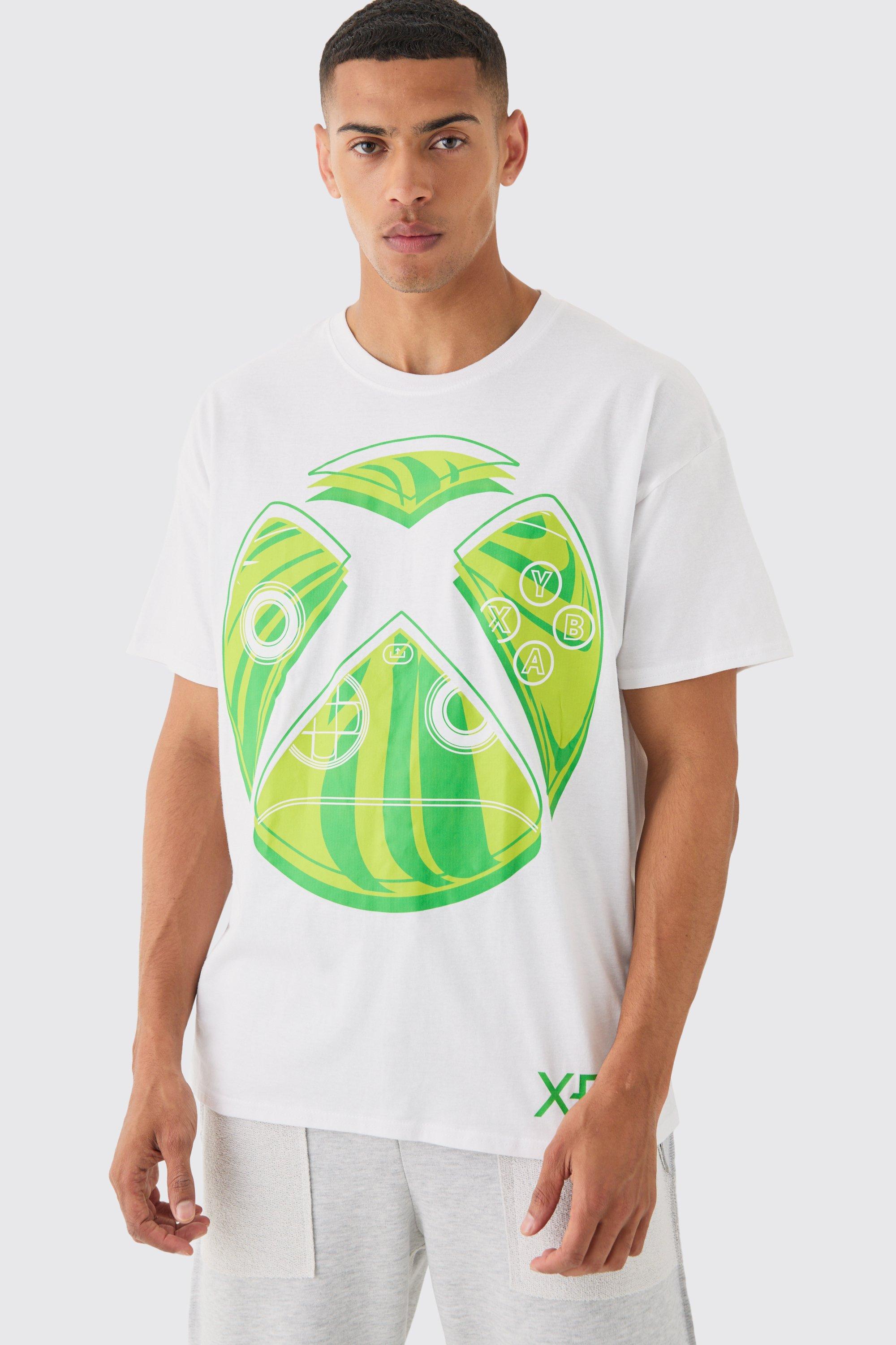Image of Oversized Xbox Logo License T-shirt, Bianco