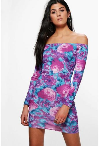 Olivia Off Shoulder Bodycon Dress