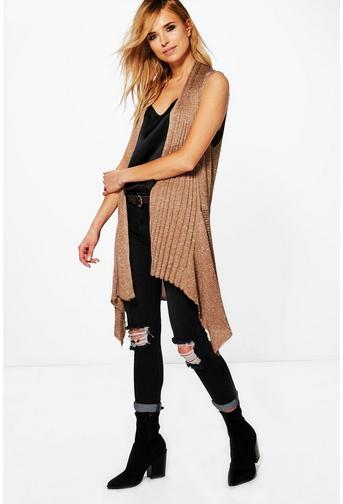 Harriet Mixed Ribbed Waistcoat