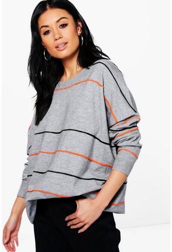 Emilia Stripe Slouchy Jumper