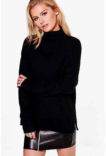 Colette High Neck Slouchy Jumper